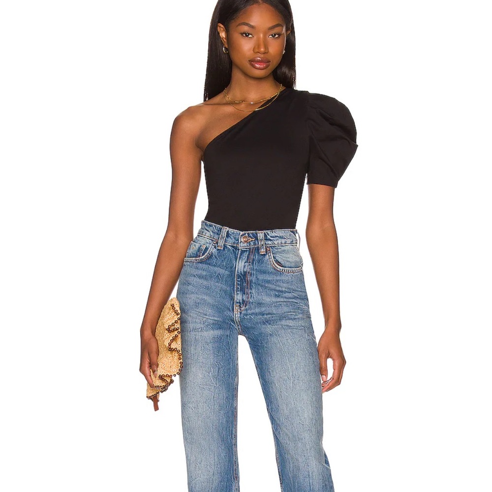 Somethin Bout You Solid Bodysuit in Black